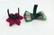 Red And Green Plaid Christmas Martingale Dog Collar With Optional Flower Or Bow Tie, Slip On Collar Adjustable Sizes S, M, L, XL product 5